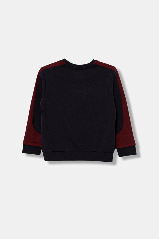 Guess bluza bawełniana dziecięca N6RQ01.KA6R4.PPY2 granatowy SS26