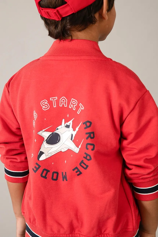 Παιδική μπλούζα Mayoral 3440.5E.Mini.PPY2 κόκκινο