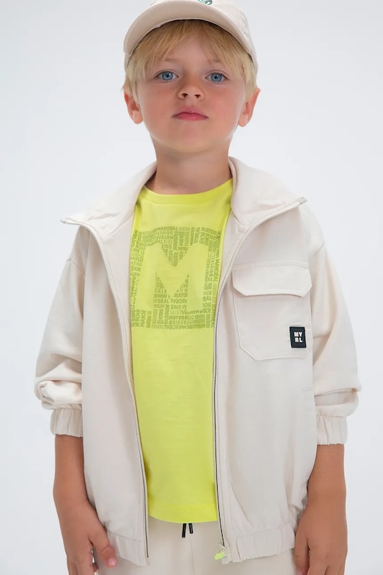 Детски суичър Mayoral 3442.5G.Mini.PPY2 бежов