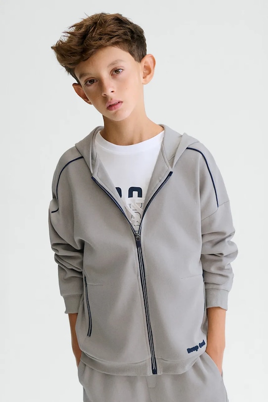 Mayoral bluză copii uni gri 6417.7D.Junior.PPY2