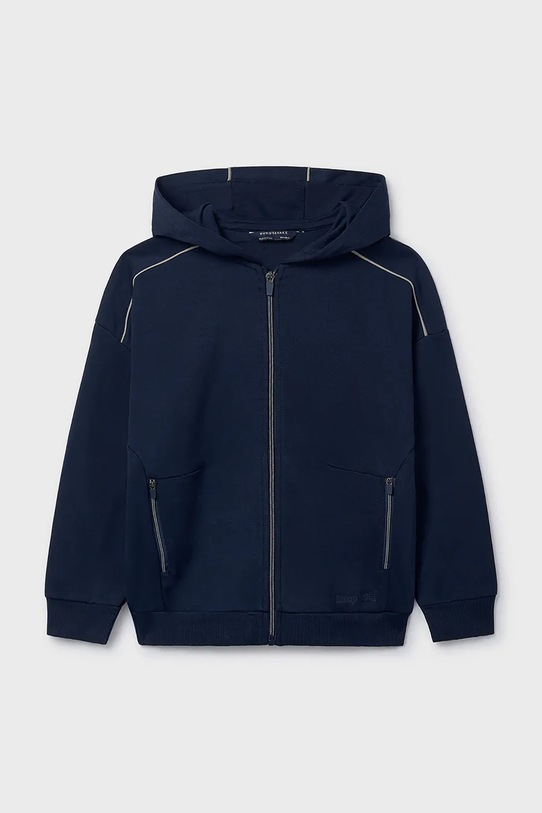 Detská mikina Mayoral s elastanom tmavomodrá 6417.7D.Junior.PPY2