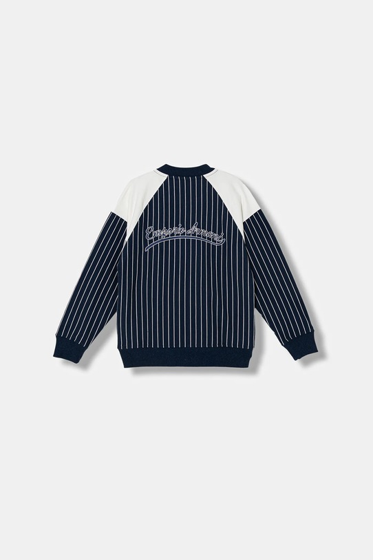 Emporio Armani bluza bawełniana dziecięca EB001002.AF21874 granatowy SS26