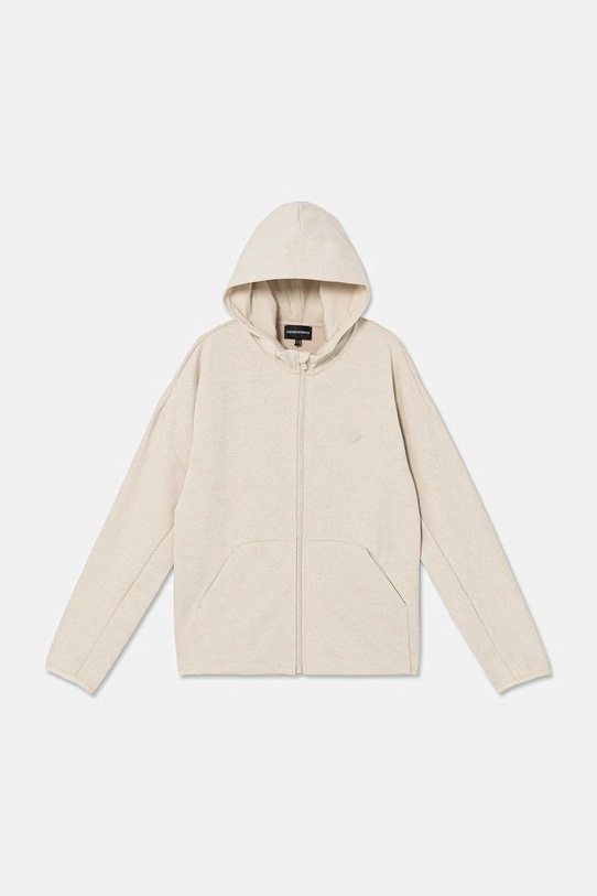 Emporio Armani bluza dziecięca wzorzyste beżowy EB001003.AF20698