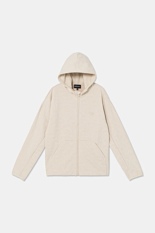 Emporio Armani bluza dziecięca wzorzyste beżowy EB001003.AF20698