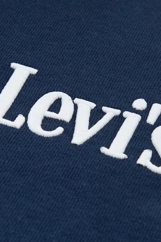 Chłopiec Levi's bluza dziecięca CLASSIC AND CLEAN HOODIE 9EP584 granatowy