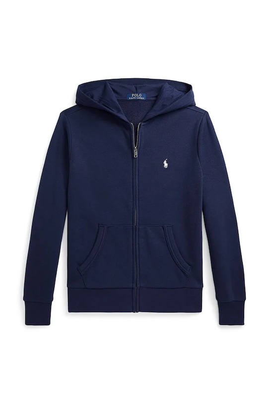 Detská mikina Polo Ralph Lauren s kapucňou tmavomodrá 323964134002