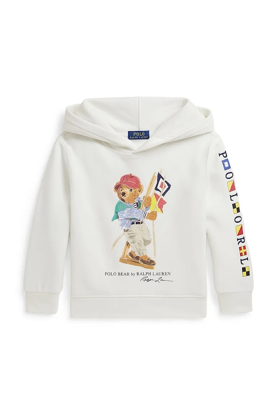 Μπλούζα Polo Ralph Lauren με κουκούλα λευκό 322A12426001