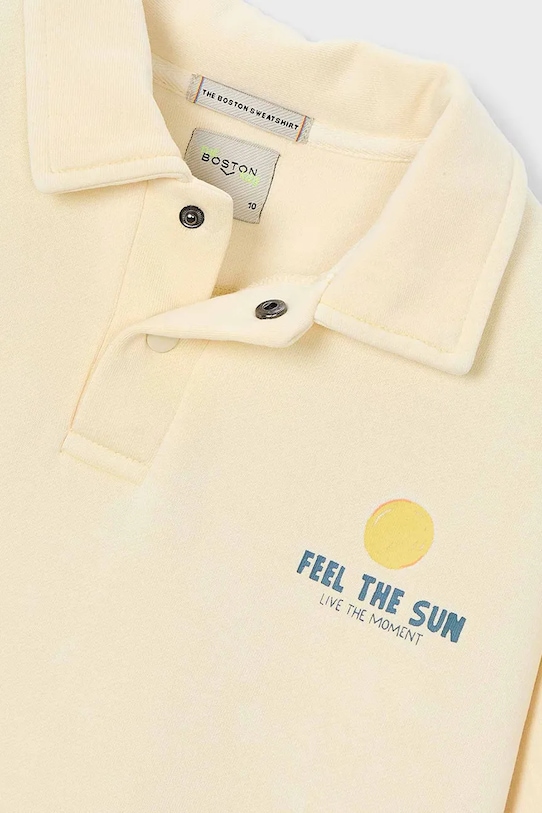 Dječja dukserica Mayoral zlatna 6422.7H.Boston.PPY2