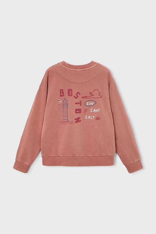 Chłopiec Mayoral bluza dziecięca Boston by Mayoral 6423.7H.Boston.PPY2 pomarańczowy
