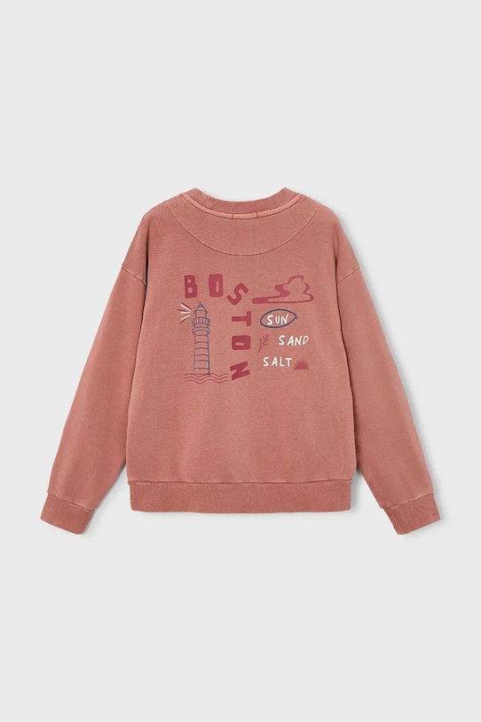 Chłopiec Mayoral bluza dziecięca Boston by Mayoral 6423.7H.Boston.PPY2 pomarańczowy