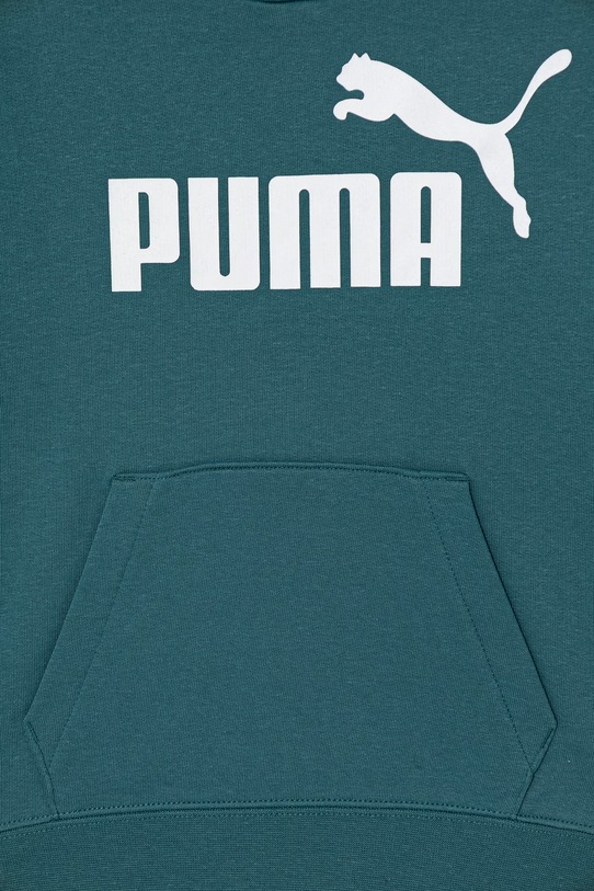 Chłopiec Puma bluza z kapturem dziecięca ESS No. 1 Logo 684909.PPY2 turkusowy