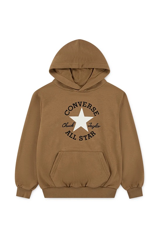 Converse bluza dziecięca z kapturem brązowy 9CH002.PPY2