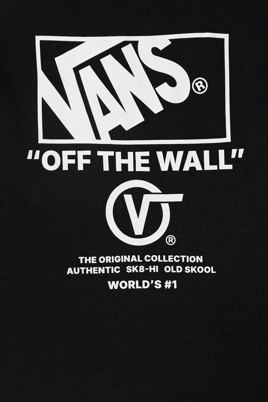 Dječaci Dječja dukserica Vans VN000TDVY281 crna