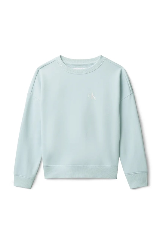 Calvin Klein Jeans pulover otroški z bombažem LVCKSJB03B.128.176.PPY2 modra SS26