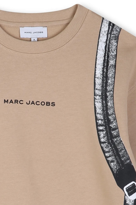 Αγορίστικα Παιδική βαμβακερή μπλούζα Marc Jacobs W60798.114.150 μπεζ