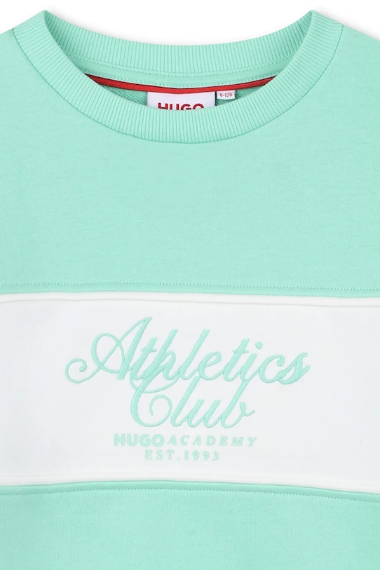 Dětská mikina HUGO tyrkysová G01009.162.174