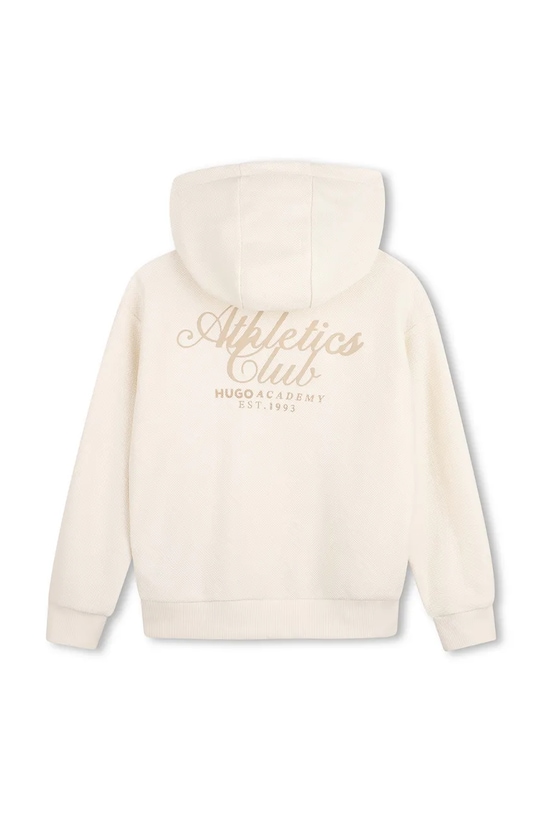 Мальчик Детская хлопковая кофта HUGO G01012.114.150 бежевый