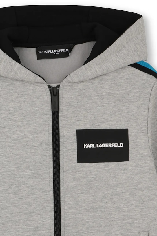 Chlapec Detská mikina Karl Lagerfeld Z31093.86.108 sivá