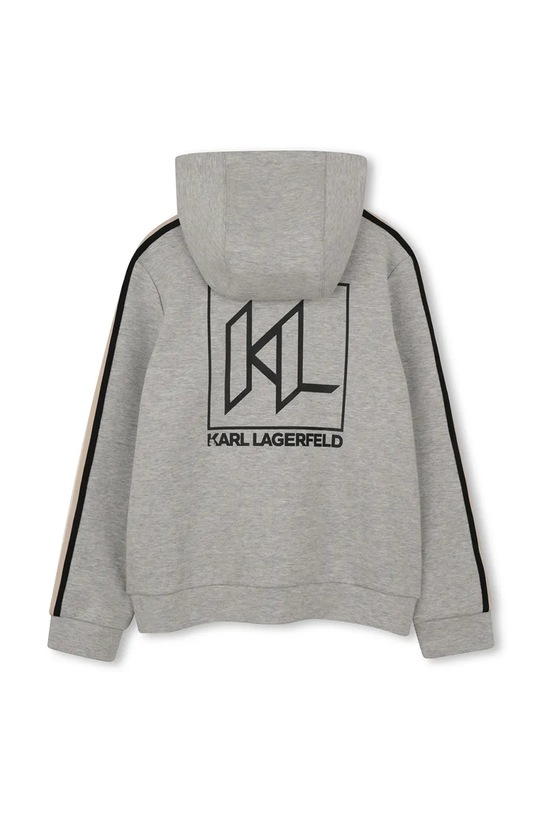 Detská mikina Karl Lagerfeld Z31093.162.174 sivá SS26