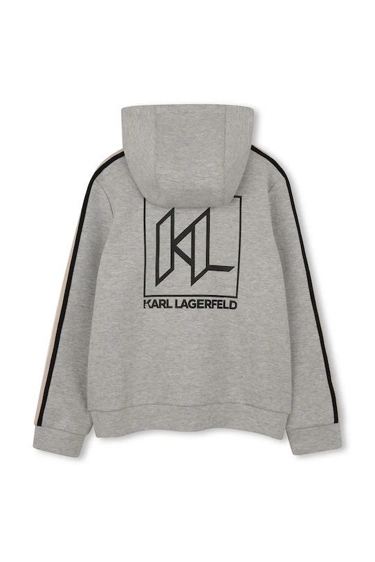 Detská mikina Karl Lagerfeld Z31093.162.174 sivá SS26
