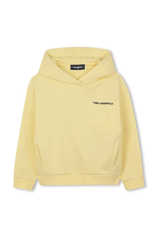 Dječja dukserica Karl Lagerfeld Z31089.86.108 zlatna SS26