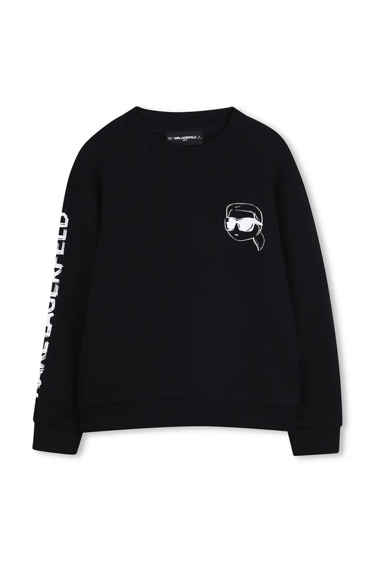 Παιδική μπλούζα Karl Lagerfeld στάμπα μαύρο Z31088.162.174