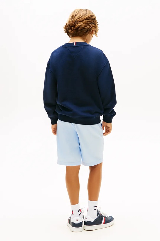 Tommy Hilfiger bluza dziecięca z bawełną granatowy KB0KB10255.98.122.PPY2