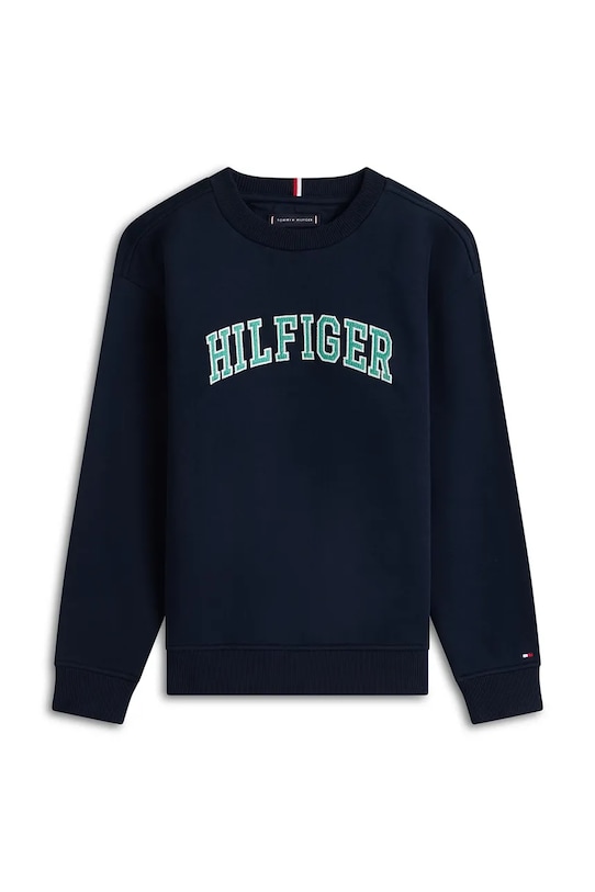Tommy Hilfiger bluza dziecięca bawełniana KB0KB10404.128.176.PPY2 granatowy SS26