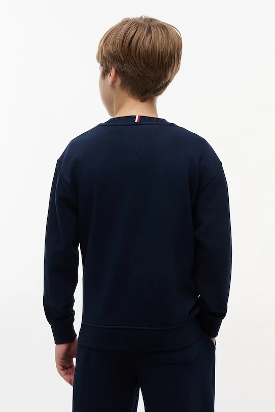 Chłopiec Tommy Hilfiger bluza dziecięca bawełniana KB0KB10404.128.176.PPY2 granatowy