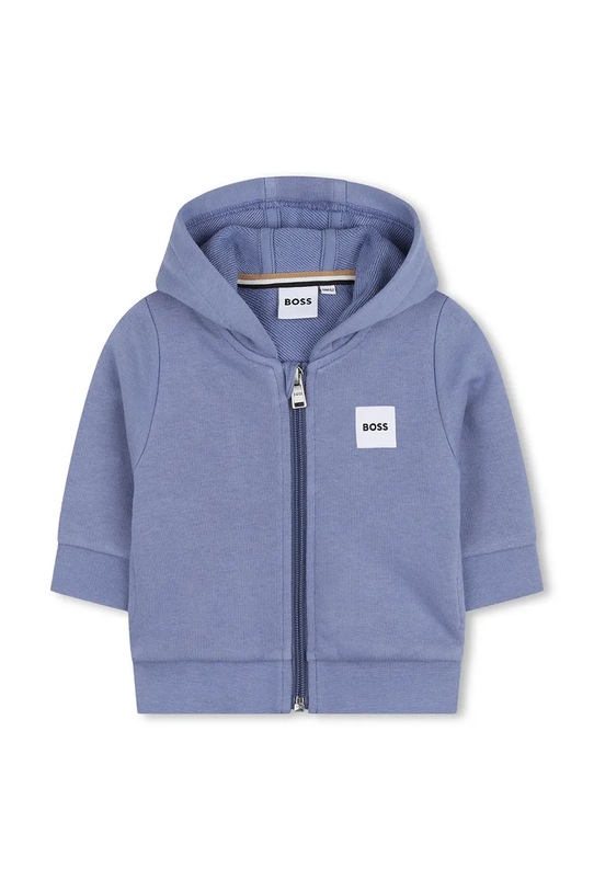 Mikina pre bábätká BOSS s kapucňou fialová J52866.86.94