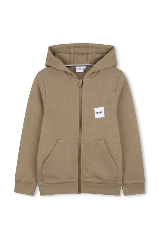 BOSS bluza dziecięca z bawełną J52945.114.150 beżowy SS26