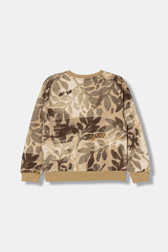 Detská bavlnená mikina Guess L6GQ00.KA6R4.PPY2.M béžová SS26