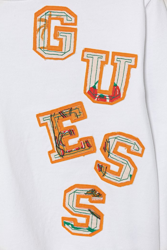 Chłopiec Guess bluza bawełniana dziecięca L6GQ02.KA6R4.PPY2.M biały