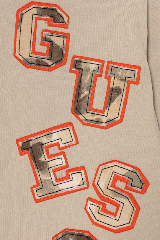 Chłopiec Guess bluza bawełniana dziecięca L6GQ02.KA6R4.PPY2.M beżowy