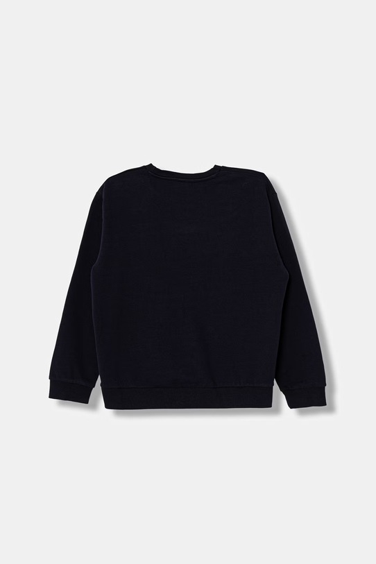 Guess bluza bawełniana dziecięca L6GQ02.KA6R4.PPY2.M granatowy SS26