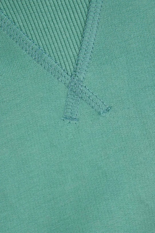 Детски памучен суичър Coccodrillo тюркоазен WC6132101VBA