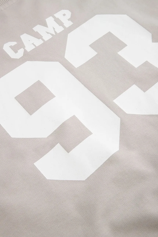 Детски памучен суичър Coccodrillo сив WC6132101VBA