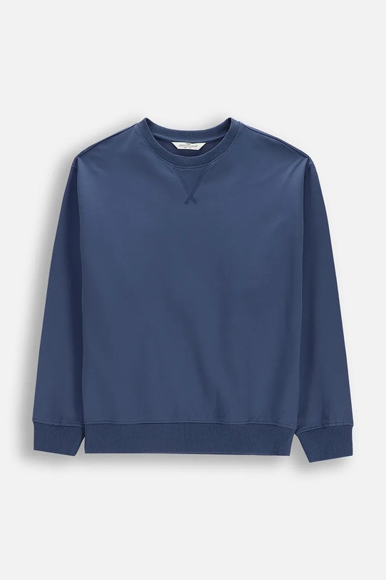 Dječja pamučna dukserica Coccodrillo print plava WC6132101VBA