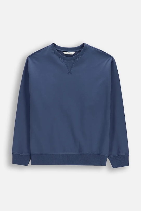 Dječja pamučna dukserica Coccodrillo print plava WC6132101VBA