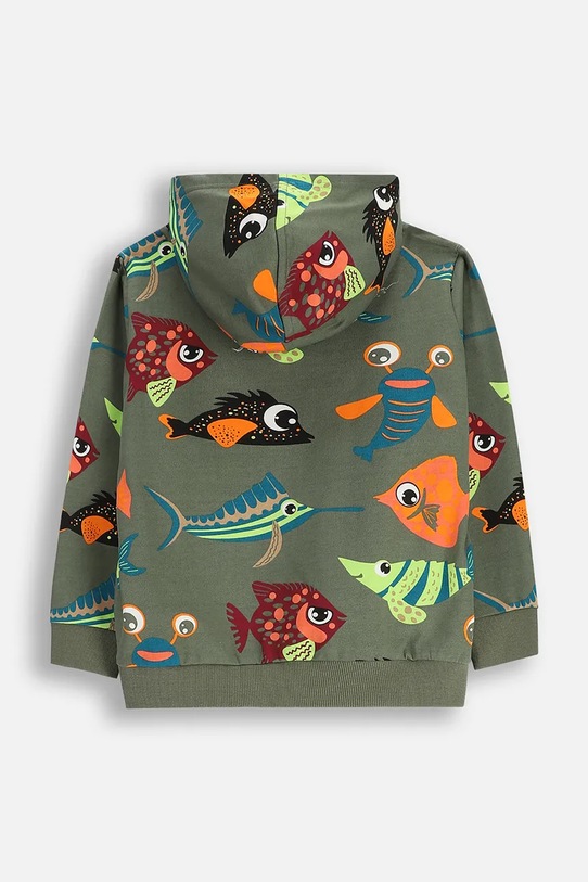 Детски суичър Coccodrillo WC6132301FBK зелен SS26