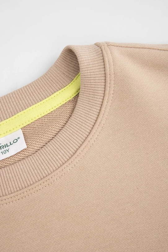 Детски суичър Coccodrillo бежов WC6132101NBJ