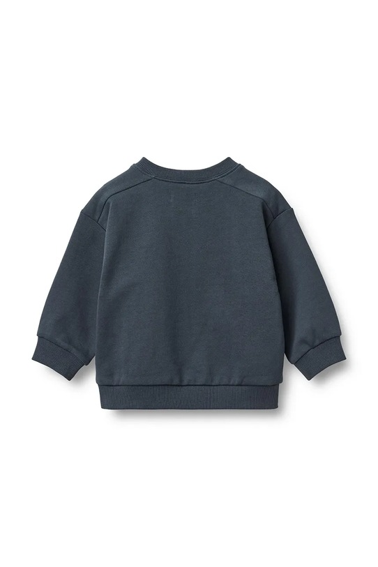 Wheat bluza bawełniana niemowlęca 6364.671.GOTS granatowy SS26