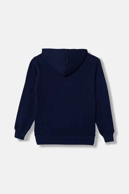 United Colors of Benetton Felpa con cappuccio per bambini in cotone 3J68C205K.G.Stagionale blu navy SS26