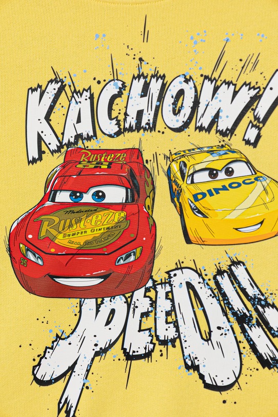 Chłopiec United Colors of Benetton bluza dziecięca bawełniana 3J70G10LW.P.Stagionale żółty