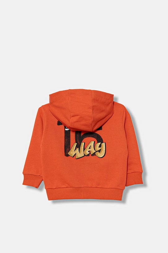 United Colors of Benetton mikina detská bavlnená 3NBMG504D.P.Stagionale oranžová SS26