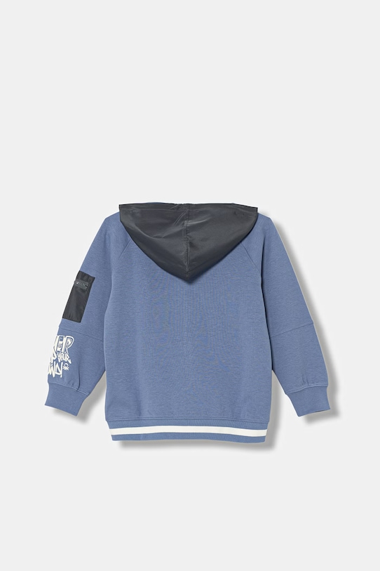 United Colors of Benetton bluza dziecięca z bawełną 35JVC506A.G.Stagionale niebieski SS26