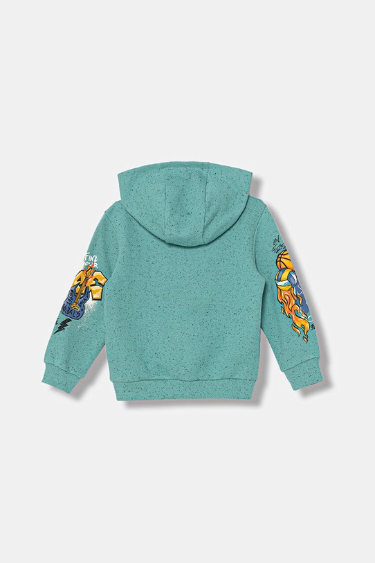 United Colors of Benetton jopica s kapuco otroška bombažna 3PLGG504E.P.Stagionale turkizna SS26