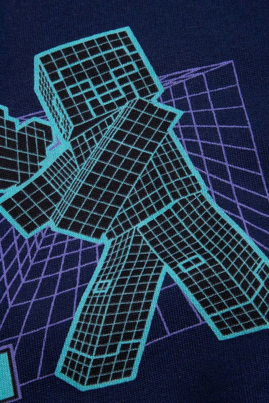 Coccodrillo bluza dziecięca bawełniana granatowy WC6132102LBD