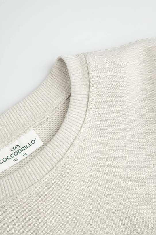 Dječaci Coccodrillo dukserica za djecu od pamuka WC6132101LBD siva