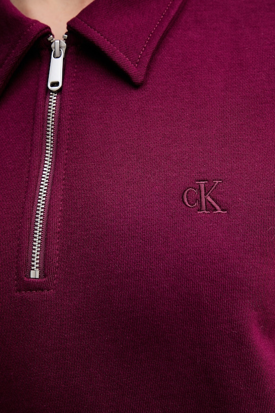 Μπλούζα Calvin Klein Jeans LV047E235G μωβ